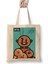 BT21 Shooky Bts Beyaz Bez Çanta Uzun Saplı Alışveriş Çantası Plaj Çantası 1