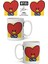 BT21 Tata Temalı Beyaz Kupa Bardak Sevgiliye Arkadaşa Hediye 1