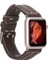 Apple Watch Uyumlu Deri Kordon 42-44-45MM Nm3-As3 Kahve 1