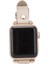 Apple Watch Uyumlu Deri Kordon 42-44-45MM Rt Erc3 Bej 3