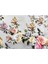 3 Boyutlu Seramik Güller Desenli Silinebilir Sağlıklı Tekstil Duvar Kağıdı 3