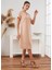 Kadın Keten Elbise - 45649 2