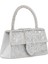 25KC1285 Kadın Taşlı El Abiye Çanta Gümüş 2