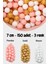 7 cm Top Havuzu Topu 150 Adet Gold, Beyaz, Pembe 1