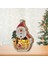 Yılbaşı Dekoru -Ahşap Işıklı Noel Baba- 15 cm 1