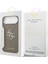 iPhone 17 Air Uyumlu Kılıf Guess Orjinal Lisanslı Grained 4g Metal Büyük Logolu Kapak Kahverengi 7