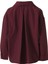 Oversize Poplin Gömlek Bordo 8