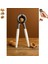 Metal Ceviz Kıracağı Beyaz Saplı Ceviz Vb. Kıracak (Ebat: 18,3 Cm) 3