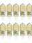 (10 adet) OSAKA 12VOLT 3W Sarı Işık (3000K) G4 Duylu LED Kapsül Ampul 1
