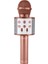 Karaoke Mikrofonlu Hoparlör - Şarjlı -Bluetooth Rose Gold (5324) 2
