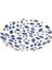 Porselen Lido Puantiyeli Pasta Tabağı - Mavi - 19 cm 2
