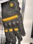 Deri Glove 027 Motorcu Eldiveni Sarı Sıyah 1