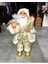 Yılbaşı Gold Krem Noel Baba Figür Biblo 62 cm 1