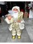 Yılbaşı Gold Krem Noel Baba Figür Biblo 62 cm 3