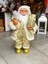 Yılbaşı Gold Krem Noel Baba Figür Biblo 62 cm 5