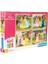 12 + 16 + 20 + 24 Parça Supercolor Puzzle: Disney Prensesler 1