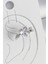 Pirinç Gümüş Renk Zirkon Taşlı Yıldız Model Kadın Kıkırdak Küpe - TJ-BKP10562 1