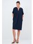 Örme Kısa Kollu Elbise Lacivert 124L9515000 3