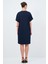 Örme Kısa Kollu Elbise Lacivert 124L9515000 4