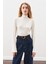 Balıkçı Yaka Bluz Ekru 2
