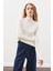 Balıkçı Yaka Bluz Ekru 5