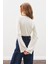 Balıkçı Yaka Bluz Ekru 6