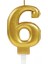 6 Rakam Mum Gold Renk (5067) 1