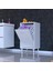 Açelya 35 x 75 x 32,5 cm Kirli Çamaşır Sepetli Banyo Dolabı 3