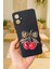 Samsung Galaxy A04 Uyumlu Kiraz Leopar Fiyonk Desenli Silikon Darbe Emici Rubber Kılıf 1