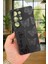 Samsung Galaxy S25 Ultra -Siyah Kelebek Desenli Silikon Darbe Emici Klasik Korumalı Rubber Kılıf 1