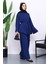 Lacivert Pelerin Detaylı Tunik Pantolonlu Takım 2