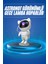 Projeksiyon Astronot Lamba Speaker Sevimli Astronot Bluetooth Hoparlör - M354K734-R76354 1