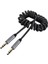 Griffin Spiral Araç Ses Aktarım Kablosu Aux Kablo 2/3MM-(5775) - M575K798-R87575 3