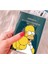 Tüm Ülke Pasaportları ile Uyumlu Şeffaf Pvc Baskılı Cepli Pasaport Kılıfı Kabı - Baba Simpson 1