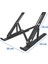 Ayarlanabilir Laptop Standı - 7 Kademe Ergonomik Dizüstü Bilgisayar Standı Siyah 2