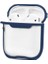 Apple Airpods 1. ve 2. Nesil Uyumlu Buzlu Transparan Renkli Çizgili Kılıf Bumper Koruma Kabı Hybrid 3