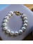 Orijinal Gemici Kilitli Gerçek Inci Bileklik / 19 cm / 9-10 mm 2