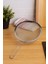 Metal Saplı Paslanmaz Çelik Süzgeç 22 cm Metal Ince Tel Süzgeç 1
