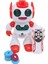 606-30 Disk Atan Kumandalı Sesli Işıklı Dance Robot 3+ 1