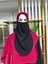 Iç Pece Baglamalı ,hijab ,nikap Siyah Renk 2