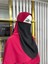 Iç Pece Baglamalı ,hijab ,nikap Siyah Renk 3