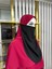 Iç Pece Baglamalı ,hijab ,nikap Siyah Renk 4