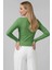 Çıtçıt Detaylı Bluz Yeşil 2