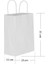 Beyaz Büküm Saplı Kraft Çanta 25X12X31CM 24 Adet 1