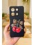 Infinix Note 30 Uyumlu Kiraz Leopar Fiyonk Desenli Silikon Darbe Emici Rubber Kılıf 2