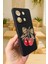 Infinix Note 30 Uyumlu Kiraz Leopar Fiyonk Desenli Silikon Darbe Emici Rubber Kılıf 4