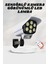 Solar Lamba Kamera Görünümlü Duvar Lambası Dönebilen Bahçe Aydınlatması - M036R754-K77036 1