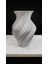 Spiral Tasarımlı Dekoratif Vazo – Modern Minimalist Ev Aksesuarı (Çiçekler Dahil Değildir) 3