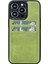 Apple iPhone 13 Pro Uyumlu Deri Kartlıklı Arka Kapak G16 Yeşil 1