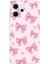 Oppo Reno 14F Uyumlu Pembe Fiyonklar Baskılı Silikon Kılıf 1